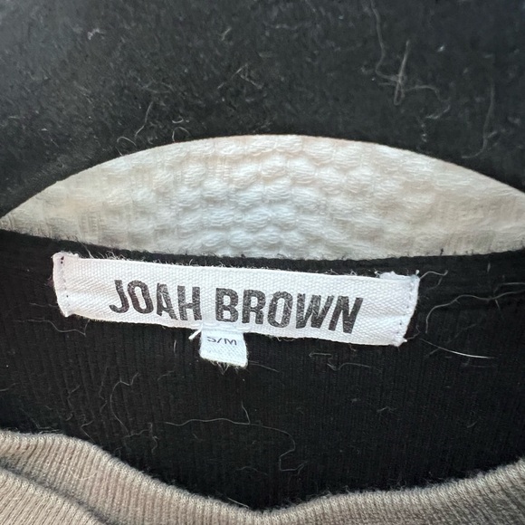 JOAH BROWN SMALL BLACK LONG CARIDGAN AND TAUPE DRESS A NEW DAY - Picture 3 of 8